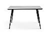 Стіл Торнадо, 120*70, чорний/MDF сірий бетон, фото 2