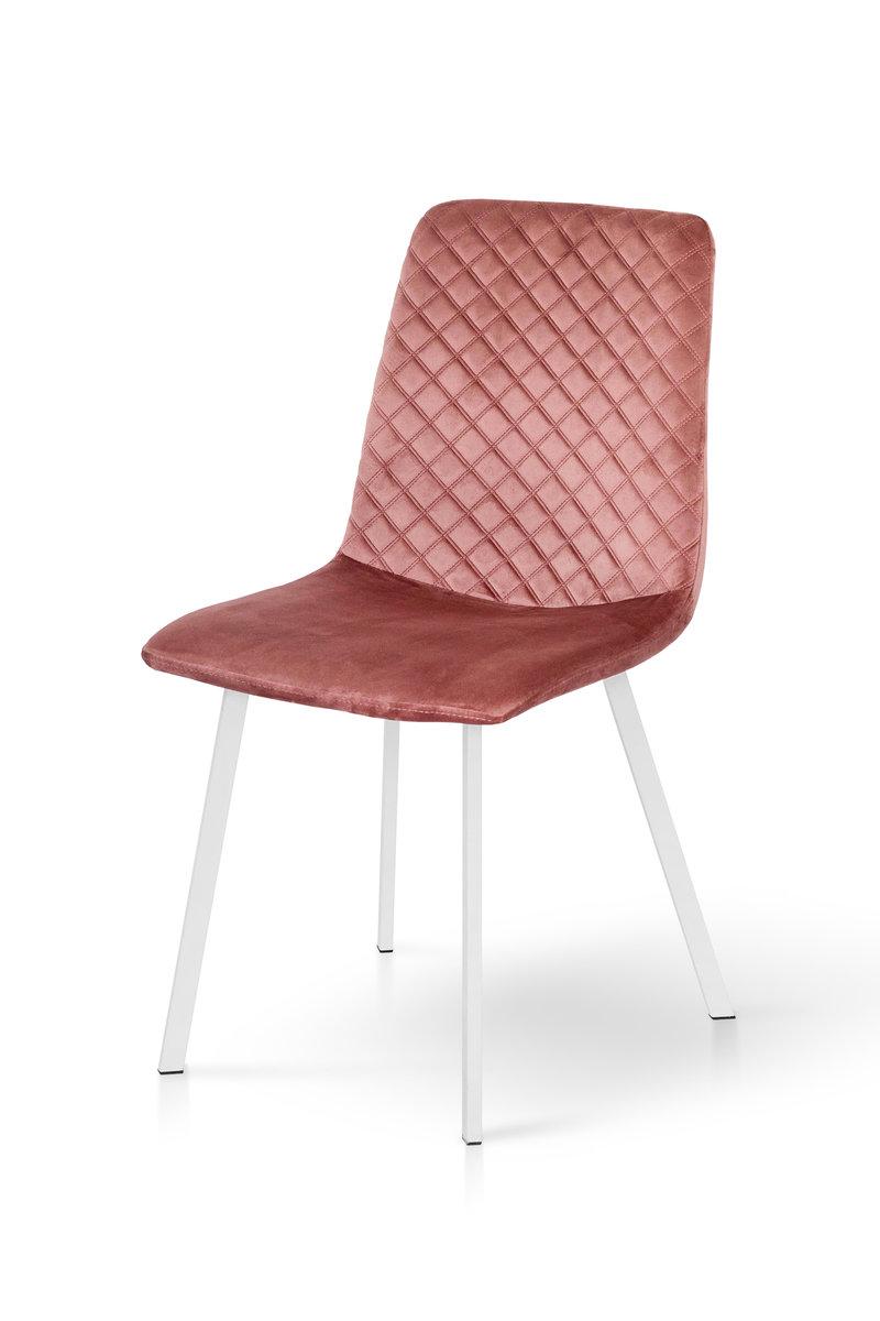 Стілець Некст, білий/пудровий, фото 1