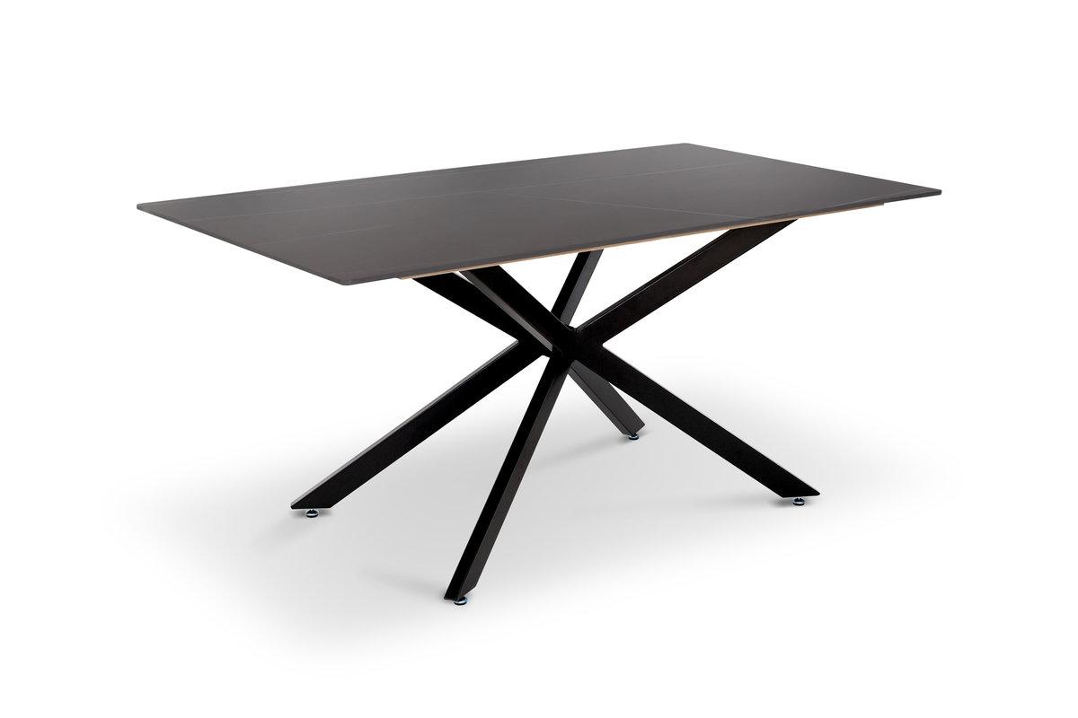 Стіл Грінвіч XS-1346, (160*90), чорний/мармур, фото 1