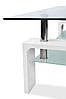 Стіл журнальний Кватро XS-3021, білий, фото 5