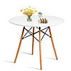 Стіл обідній ЕТНА MDF (D=80cm), білий, фото 2
