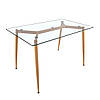 Стіл обідній ДЖАНГЛ Glass 120*80, скло, фото 2
