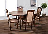 Стіл обідній Твіст (1260+340)*810, горіх темн., фото 3