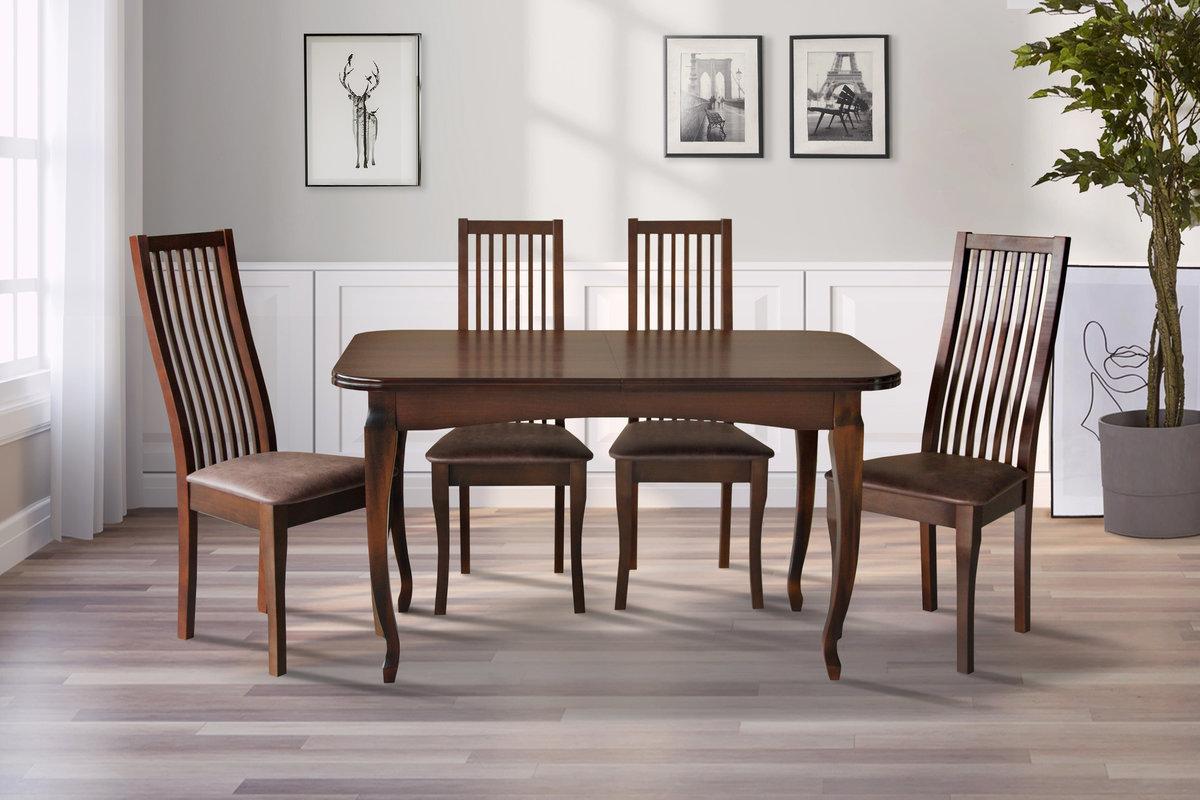 Стіл обідній Соренто (1300+400)*780, горіх темн., фото 1