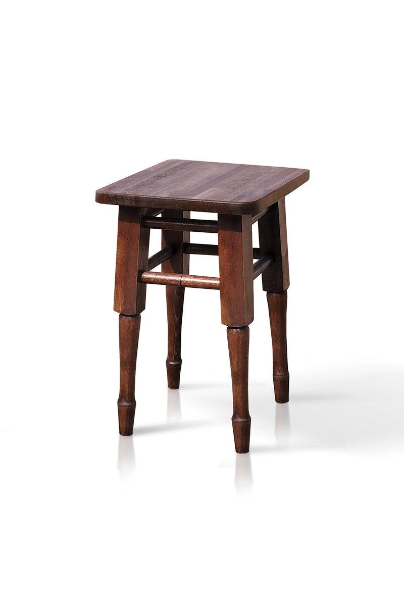 Табурет обідній НОГА ТОЧЕНА, горіх, фото 1