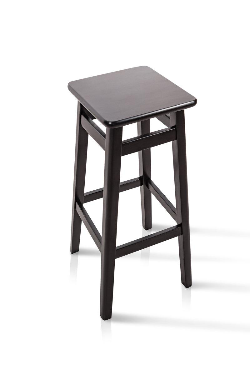 Табурет БАРНИЙ КВАДРАТНИЙ (80 см), венге, фото 1