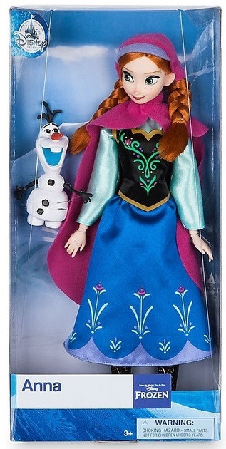 Колекційна лялька Анна та сніговик Олаф Холодне Серце: Disney Frozen Anna Classic Doll Disney