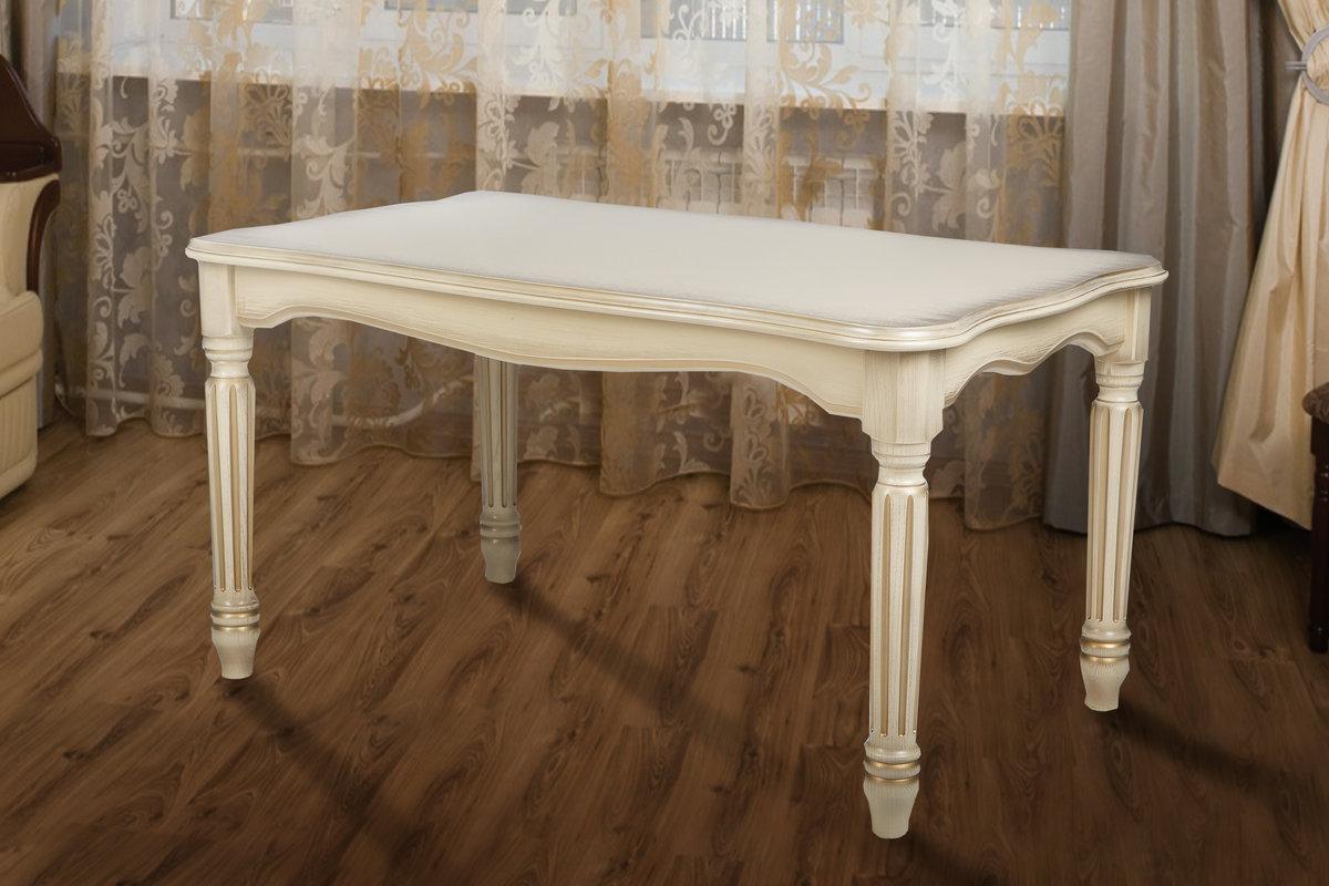Стіл журнальний Венеціанський 100*60, слонова кіст, фото 1