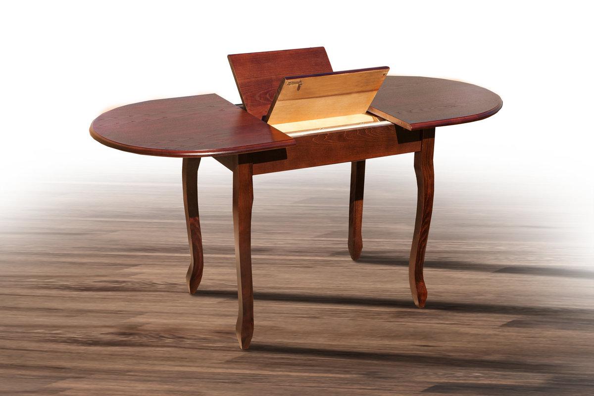 Стіл обідній Фараон (110+40)/70, темн. горіх, фото 1