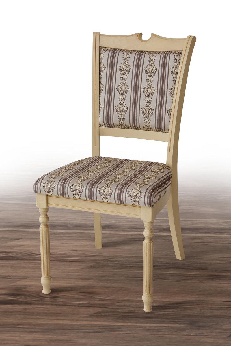 Стілець Сицилія Люкс, слон.кістк+пат/Версаль 2600б, фото 1