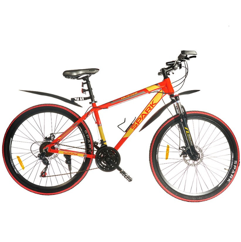 Велосипед SPARK HUNTER 27.5-AL-17-AML-D (Жовтогарячий)