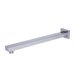 Qtap Trubice Кронштейн для верхнього душу 400 мм прямокутний QTTRU120CRM45928 Chrome