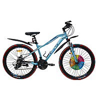 Велосипед SPARK HUNTER 26 ал16 ам лок-аут диск темно-сірий діамантовий