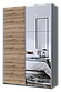 Шафа-купе двохдверна Doros G-Caiser 160х60х240 см Графіт/Дуб евок/1 Дзеркало (DRS-011038), фото 5
