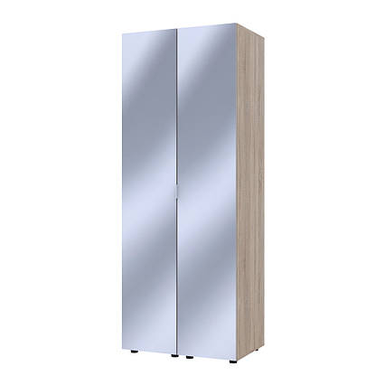 Комплект пеналів для одягу Doros Гелар (2 шт.) 78х49,5х203,4 см 2 Дзеркала/Дуб сонома (DRS-011127)