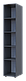 Шафа-пенал з дзеркалом Doros Гелар 39х49,5х203,4 см Графіт (DRS-011130), фото 6