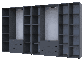 Комплект шаф для одягу Doros Гелар (3 шт.) 348,2х49,5х203,4 см Графіт (DRS-011165), фото 2