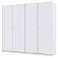 Комплект шаф для одягу Doros Промо (2 шт.) 180х48х204 см Білий (DRS-011207), фото 2