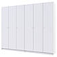 Комплект шаф для одягу Doros Промо (2 шт.) 270х48х204 см Білий (DRS-011215), фото 4