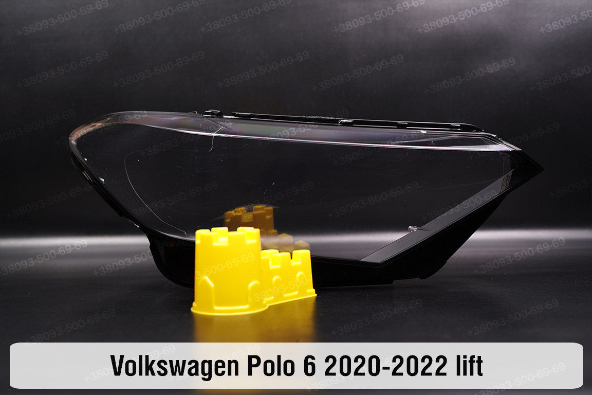 Скло фари VW Volkswagen Polo 6 (2020-2022) рест праве, фото 1