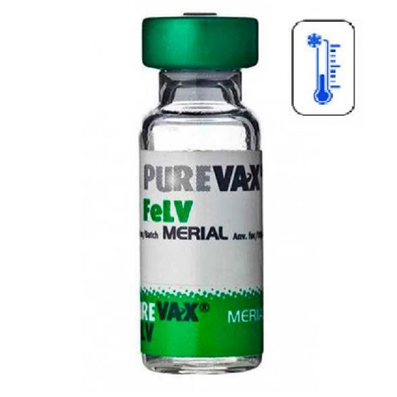 Вакцина Пюрєвакс FeLV проти вірусної лейкемії кішок 1 флакон 1 доза Merial, фото 1
