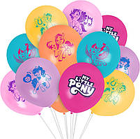 Набір повітряних кульок My Little Pony - 12 шт. - Повітряні кулі My Little Pony - Прикраси My Little Pony - Прикраси для вечірки