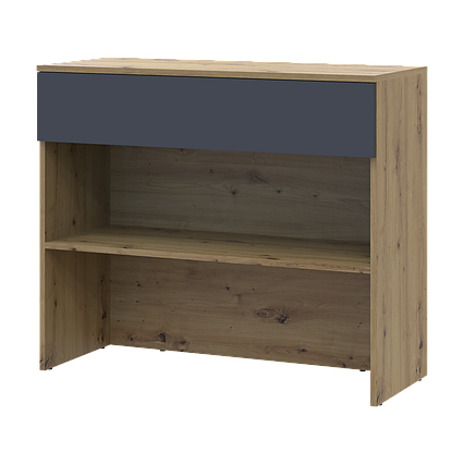 Тумба для взуття Doros Спліт Дуб артизан + Графіт 94х39х80 см, Вартість доставки Міст Експрес за Вашою адресою 197 грн
