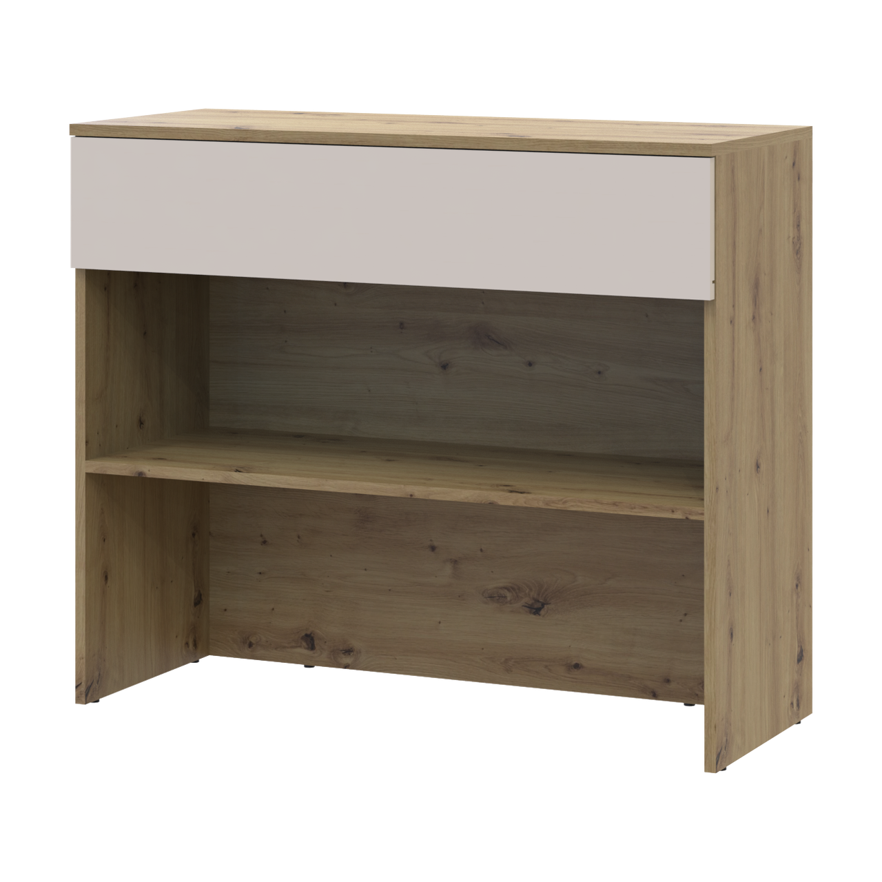 Тумба для взуття Doros Спліт Дуб артизан + Кашемір 94х39х80 см, Вартість доставки Міст Експрес за Вашою адресою 197 грн, фото 1