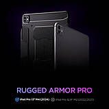 Чохол Spigen для iPad Pro 13” (2024) - Rugged Armor PRO, Black (ACS07007), фото 6