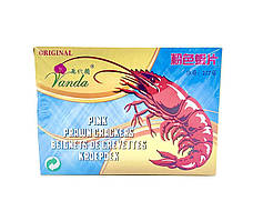 Рисові чіпси зі смаком креветок, рожеві TM Sky bird, Китай, 200 г