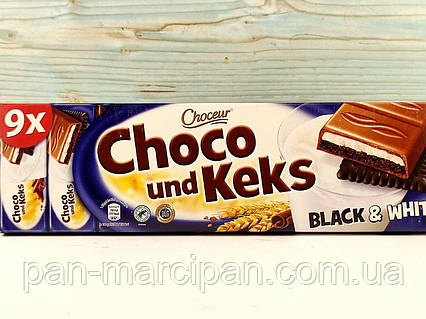 Шоколад Choceur Choco und Keks black&white 300 г (Німеччина)