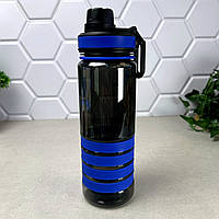 Чорна спортивна пляшка 750 мл Пластикова Kamille