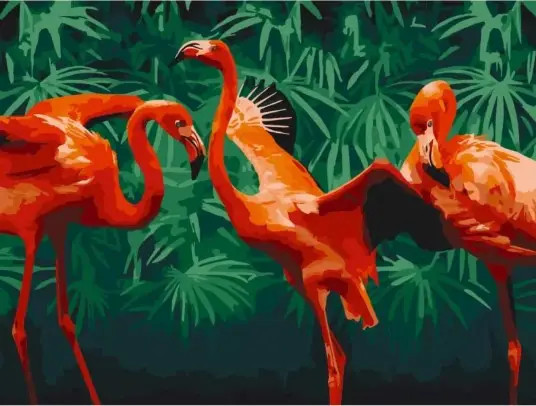 Картина за номерами 30х40 см. Фламинго AC11666, фото 1