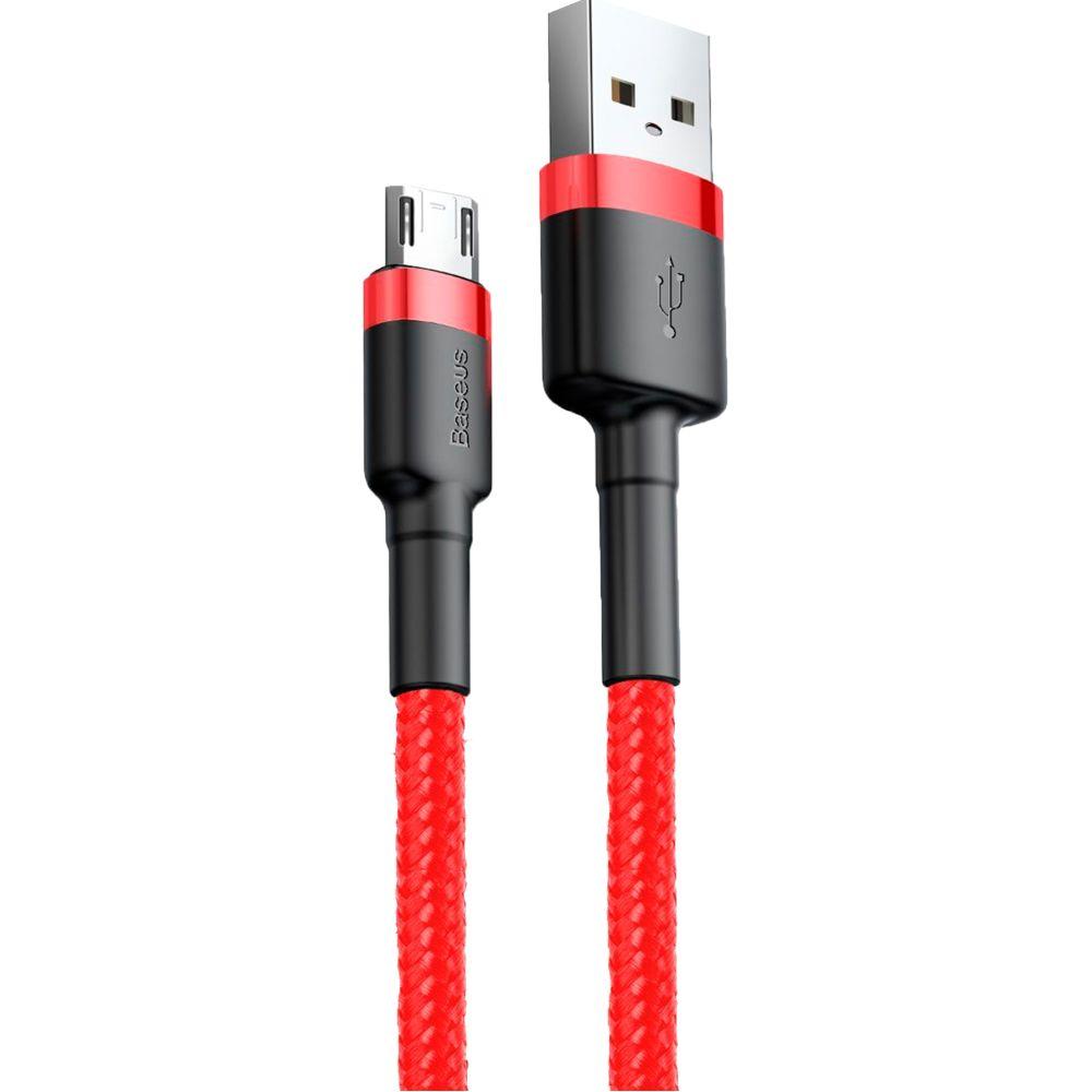 Кабель USB Baseus USB to Micro 2.4A CAMKLF-B Колір Червоний, 09