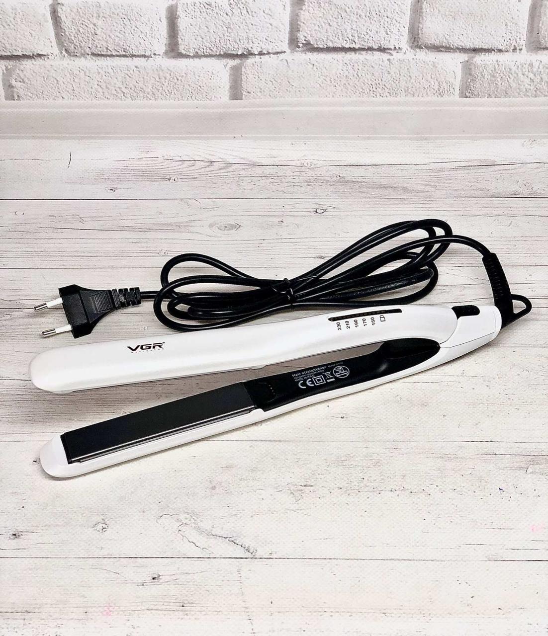 Професійна плойка прасок стайлер випрямляч для волосся з керамічним покриттям VGR V-552, фото 1