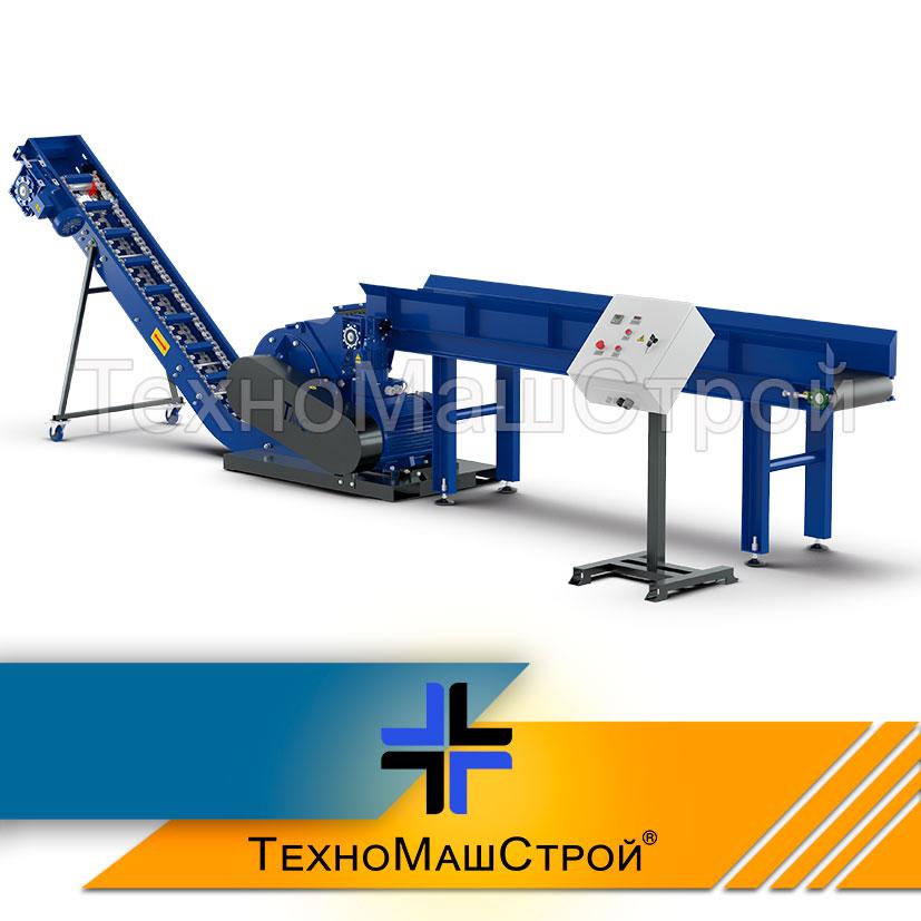 Щепоріз барабаного типу ZUBR-30 з транспортером, фото 1