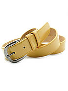 Жіночий ремінь 3,3 х 110 см Weatro Гірчичний zhn-kz-kit33-027, фото 3