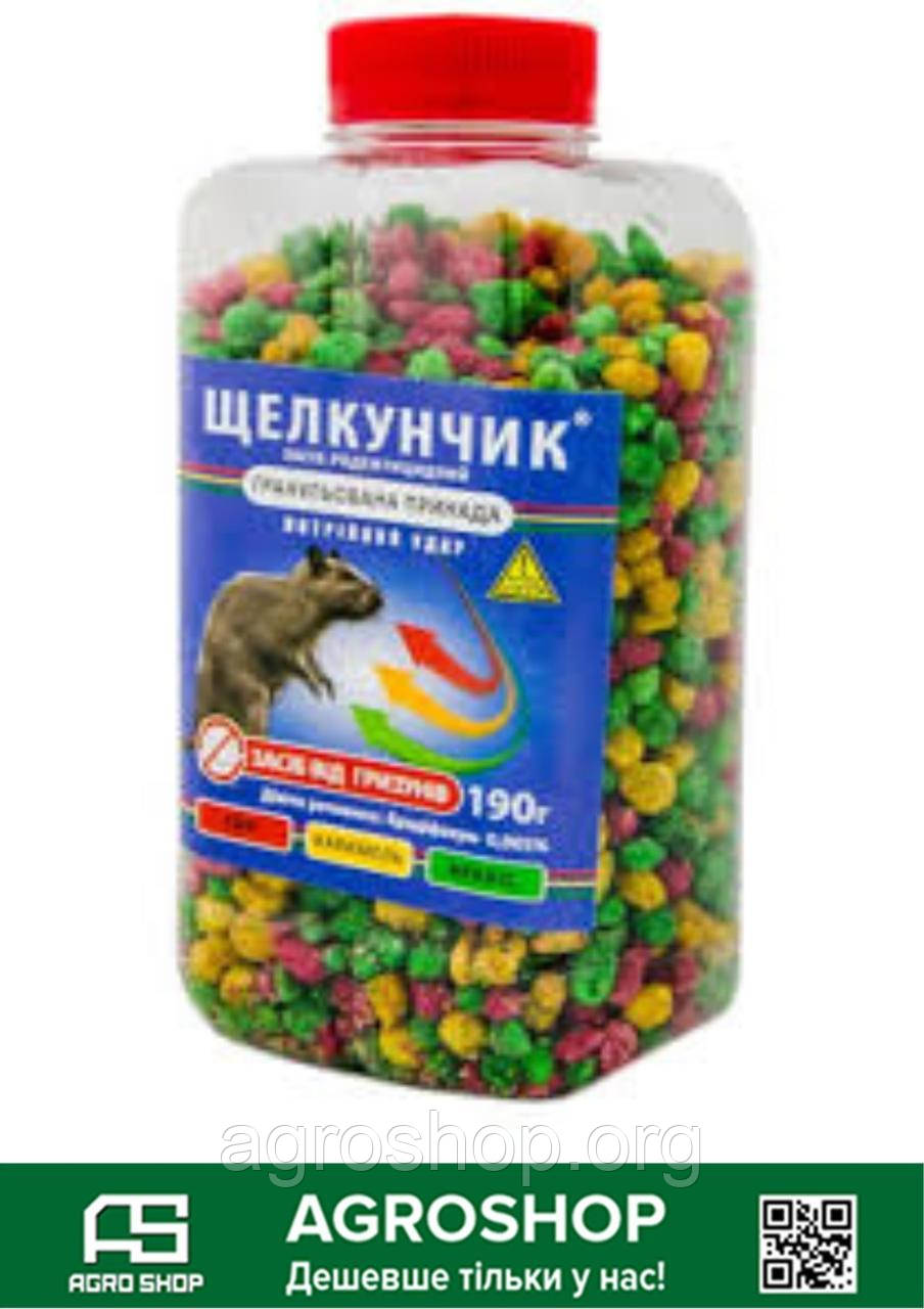 ✨ Щелкунчик 190 г МіКС — гранули‑муміфікатор від мишей і щурів