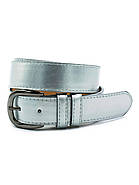 Жіночий ремінь 3,3 х 110 см Weatro Срібний zhn-kz-kit33-028, фото 3