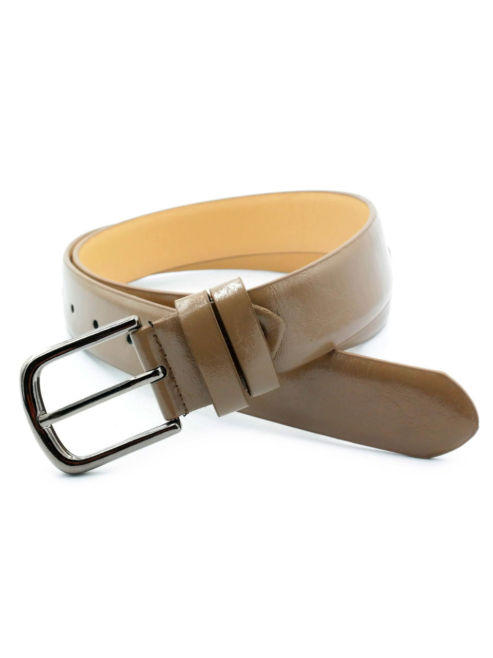 Жіночий ремінь 3,3 х 110 см Weatro Коричневий zhn-kz-kit33-029, фото 1