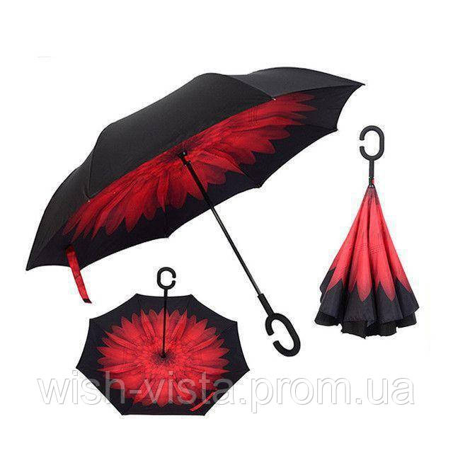 Парасолька навпаки Up-Brella Різнобарвна (UB9133), фото 1