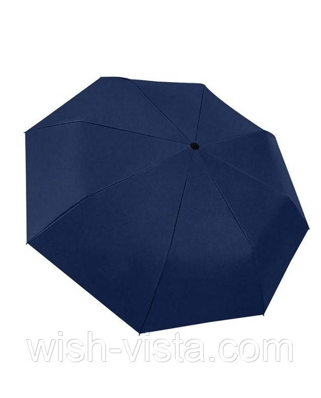 Парасолька жіноча автомат PL 004 складана на 8 спиць Синя, фото 1