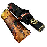 Жіноча парасолька напівавтомат від Susino на 9 спиць антивітер з декоративною вставкою чорна SYS0467-1, фото 2