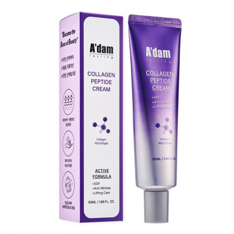 Антивіковий крем із пептидами A'dam Collagen Peptide Cream — 50ml