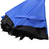 Жіноча парасолька навпаки No Brand Up-Brella Синя, фото 6
