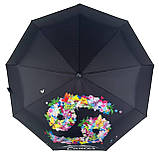 Жіноча парасолька-автомат "Зодіак" у подарунковому пакованні з хусткою від Rain Flower Рак Cancer (mini) 01040-9, фото 3