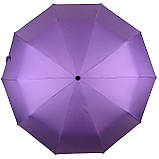 Жіноча парасолька напівавтомат на 10 спиць антивітер із принтом міст усередині від Bellissimo бузковий М 0628-2, фото 4