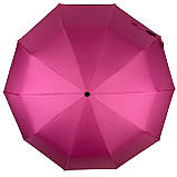 Жіноча парасолька напівавтомат на 10 спиць антивітер із принтом міст усередині від Bellissimo рожевий М 0628-6, фото 5