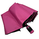 Жіноча парасолька напівавтомат на 10 спиць антивітер із принтом міст усередині від Bellissimo рожевий М 0628-6, фото 7