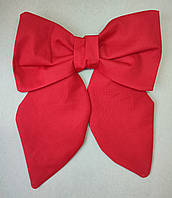 Бант червоний заколка резинка Бантик красный алый Під вишиванку вишиванка дорослий і дитячий